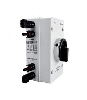 Ручний вимикач DC1000-GL, 1000V, 20A, 1St, IP66, Grey