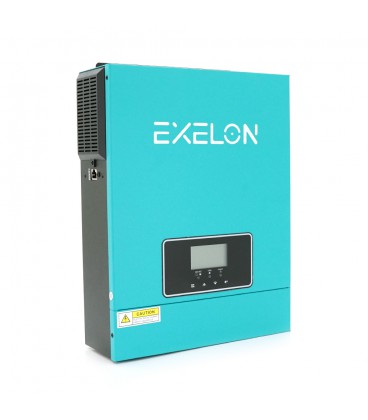 Інвертор Exelon EXS-3000/24, 3200VA, 24V, струм заряду 0-60A, MPPT (30-400VDC, 80A), 357x273x95mm, 4.8 kg
