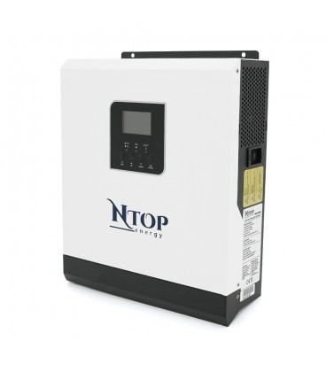 Гібридний інвертор NTOP NTP3000-24, 3000W, 24V, струм заряду  0-70A, 160-275V, ШIM-контролер (50А, 80 Vdc)