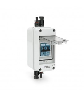 Вимикач навантаження постійного струму для сонячних систем HT-3D, 2P, 32A, 550V, MC4, підключення верх-низ