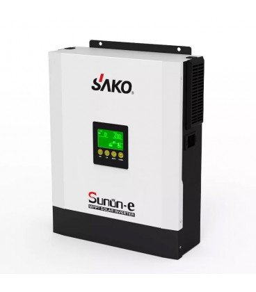 Гібридний інвертор SAKO 3000-24, 3000VA\2400W, 24V, струм заряду 0-80A, 170-280V, MPPT (80А, 120-450 Vdc)