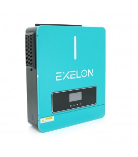 Гібридний інвертор Exelon ECP-6200/48, 6200VA, 48V, струм заряду 0-120A, MPPT (60-450VDC, 22A), 420x350x110mm, 8.9 kg