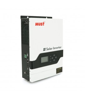 Гiбрiдне ДБЖ  MUST PV18-3224VPM II, 3200W, 24V, ток заряда 60A, 160-275V, MPPT (60А, 30-160 Vdc)