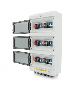 Комбінатор для сонячних систем YRPVB-6/6CB DC600V з блискавкозахистом (6 входів/6 виходів) (струм 32А 600В)