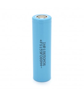 Акумулятор 18650 Li-Ion LG LGDBM361865 (LG M36), 3450mAh, 10A, 4.2/3.63/2.5V, Cyan, 2 шт в упаковці, ціна за 1 шт