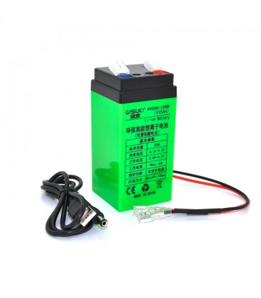 Акумуляторна батарея літієва QiSuo 4V 5A з елементами Li-ion 18650 (47X47X100)