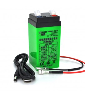 Акумуляторна батарея літієва QiSuo 4V 8A з елементами Li-ion 18650 (47X47X100)