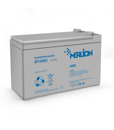Корпус для акумуляторної батареї MERLION GP1290F2, Q10