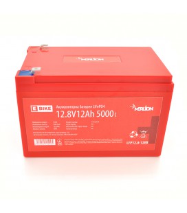 Літій-залізо-фосфатний акумулятор Merlion LiFePO4 12.8V 12AH(4S2P/BMS-15A), (151x99x99)  для електротранспорту, 5000 циклів, Q12