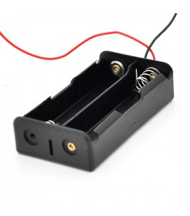 Зарядний відсік для літієвої батареї 18650, 2 секції