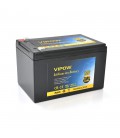 Акумуляторна батарея літієва Vipow 12 V 20Ah з елементами Li-ion 18650 з вбудованою ВМS платою, (3S10P) (151х98х95(101))мм