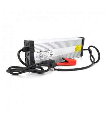 Зарядное устройство Merlion для аккумуляторов LiFePO4 48V(58,4V),16S,20A-960W + крокодилы, BOX