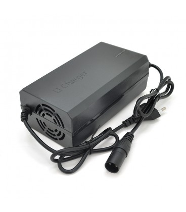 Зарядний пристрій Jinyi для акумуляторів Li-ion 60V6A(71.4V),17S,штекер 3-pin,з індикацією,BOX