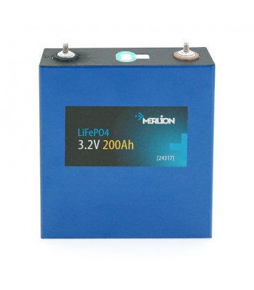 Осередок Merlion 3.2V 200AH для збирання LiFePo4 акумуляторів, (173х53х203(220)) мм, Q5