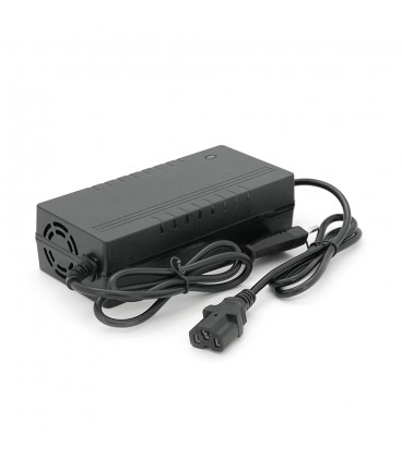 Зарядний пристрій Jinyi для акумуляторів Li-ion 48V2A(54,6V),13S,штекер Triangle plug (T-tipe/IEC/C13 N+L-),з індикацією,BOX