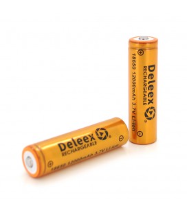 Акумулятор Li-ion POWERMASTER DELEEX 18650, 1200 мАг, 2 шт у блістері, ціна за блістер