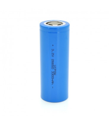 Літій-залізо-фосфатний акумулятор 26650 Lifepo4 Vipow IFR26650 FlatTop, 3300mAh, 3.2V, Blue Q50/500
