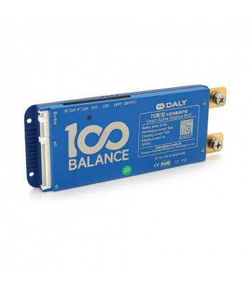 Universal BMS smart плата DaLy LiFePO4 8-24S 150A з Bluetooth + CAN + активний балансир 1A