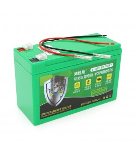 Аккумуляторна батарея літієва 12 V 18A с елементами Li-ion 18650  (150X65X94)  вага 1024 грамм