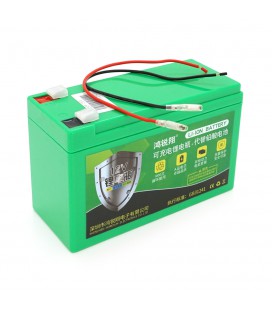 Аккумуляторна батарея літієва 12 V 21A с елементами Li-ion 18650  (150X65X94)  вага 1162 грамм