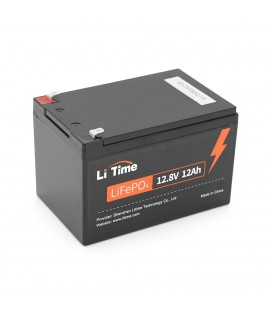 Акумуляторна батарея Li-TIME LiFePO4 12.8V 12Ач 154Wh,(12/12A) F2, 151*98*95mm