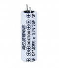 Акумулятор 10300 Li-Ion Doctor DT10300 , 180mAh, 3.7V, клеми під паяння, Φ10*L30mm, Grey