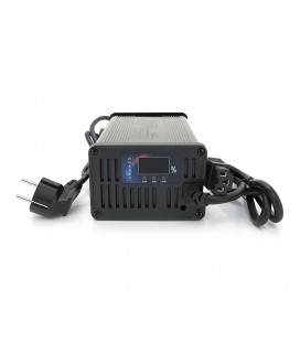 Зарядний пристрій Jinyi для акумуляторів LiFePo4 72V(87,6V),24S,18A,штекер Triangle plug (T-tipe/IEC/C13 N+L-), з індикацією,BOX