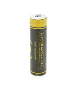 Акумулятор 18650 Li-Ion LiitoKala King-4000PCB, Protected, 4000mah (3800-4000mah), 3.7V (2.75-4.2V), Black/Yellow
