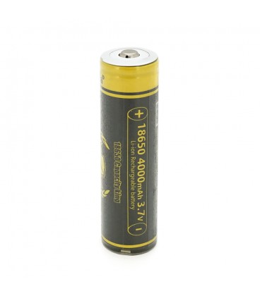 Акумулятор 18650 Li-Ion LiitoKala King-4000PCB, Protected, 4000mah (3800-4000mah), 3.7V (2.75-4.2V), Black/Yellow