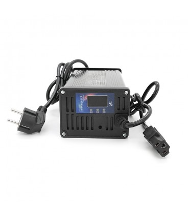 Зарядний пристрій для акумуляторів LiFePo4 72V(87,6V),24S,8A,штекер Triangle plug (T-tipe/IEC/C13 N+L-), з індикацією,BOX