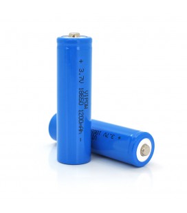 Акумулятор 18650 Li-Ion Vipow ICR18650 TipTop, 1200mAh, 3.7V, Blue Q50/500