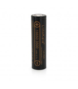 Акумулятор 18650 Li-Ion LiitoKala Lii-35A, 3500mah (3550-3650mah, 3.7V (2.75-4.2V), Black, PVC BOX Q2,  цiна за 1 шт