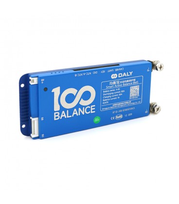 Universal BMS smart плата DaLy LiFePO4 4-8S 80A с Bluetooth + CAN + активный баллансир 1A