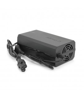 Зарядний пристрій для літієвих акумуляторів 72V5A (Max.:84V/5A), штекер Triangle plug (T-tipe/IEC/C13 N+L-) , з індикацією, BOX