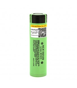Акумулятор 18650 Li-Ion LiitoKala Lii-34B, 3400mAh (3200-3400mAh), 3.7V (2.75-4.2V), Green, PVC BOX