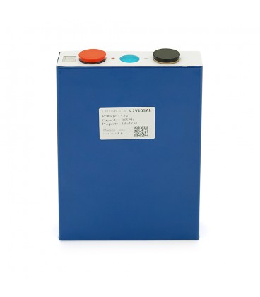 Осередок LiitoKala 3.2V 105AH для складання LiFePo4 акумуляторів, 37х132х203mm, 2.4kg