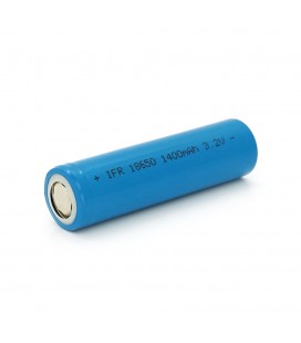 Літій-залізо-фосфатний акумулятор LiFePO4 IFR18650 1400mah, 3.2v, Blue