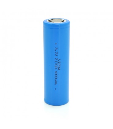 Акумулятор 21700 Li-Ion Vipow ICR21700 FlatTop, 4000mAh, 3.7V, Blue Q50/500