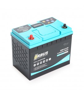 Акумуляторна батарея ORBUS LiFePO4 12,8V 60Ah,(30/80A 260x168x210 мм, 8kg