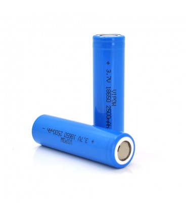 Акумулятор 18650 Li-Ion Vipow ICR18650 FlatTop, 2500mAh, 3.7V, Blue