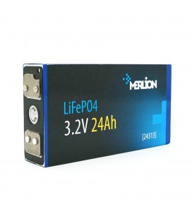 Осередок Merlion 3.2V 24AH для збирання LiFePo4 акумуляторів, (70х27х134) мм, Q18