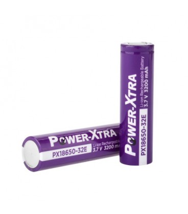 Акумулятор Li-ion Power-Xtra 18650 3200mAh 3.7V, Violet