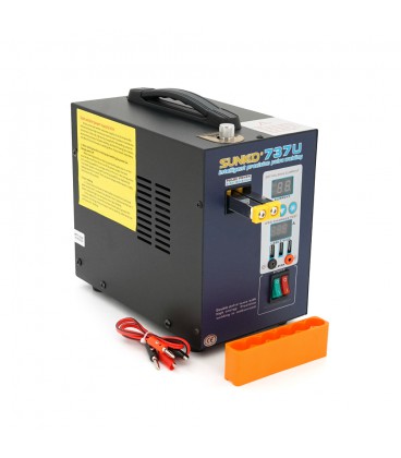 Апарат точкового зварювання конденсаторний SUNKKO S737U, Ni-Cd, Ni-MH, Li-Ion, стрічка 0,2 мм, струм 50-800А, 220V, 25kW