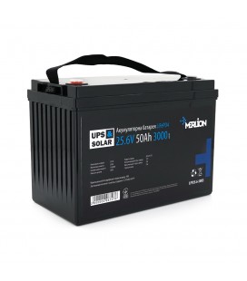 Літій-залізо-фосфатний акумулятор Merlion LiFePO4 25.6V 50AH,(330x173x216), до 3000 циклів