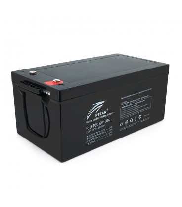 Акумуляторна батарея Ritar LiFePO4 25,6V 150AhBMS765A@8S  (522 х 240 х 219) Q1