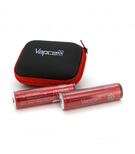 Акумулятор Li-Ion Vapcell 18650 INR18650 M35 Protected, 3500mAh, 10A, 4.2/3.6/2.5V, ціна за шт, Red