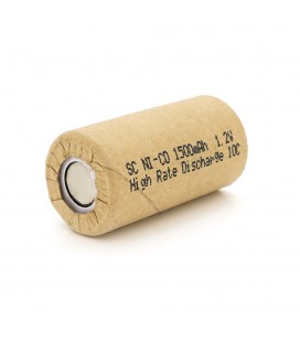 Акумуляторна батарея для шуруповерта Ni-Cd SC1500mAh 1.2V, 10C, 23x43 mm