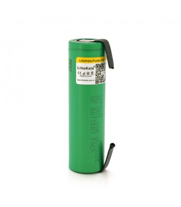 Акумулятор 18650 Li-Ion LiitoKala Lii-VTC5A-N(Nickel), 2600mAh (2500-2600mAh), 3.7V (2.75-4.2V), Green, PVC