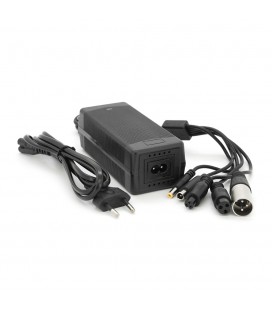 Універсальний зарядний пристрій для акумуляторів Li-ion 36V(42V),10S, 2A, 5,5*2,5мм/3PXLR(18mm)/3pGX12/3PGX16/Xiaomi8MM, LED інд