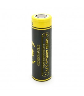 Акумулятор 18650 Li-Ion LiitoKala King-4000, 4000mAh (3800-4000mAh), 3.7V (2.75-4.2V), Black/Yellow